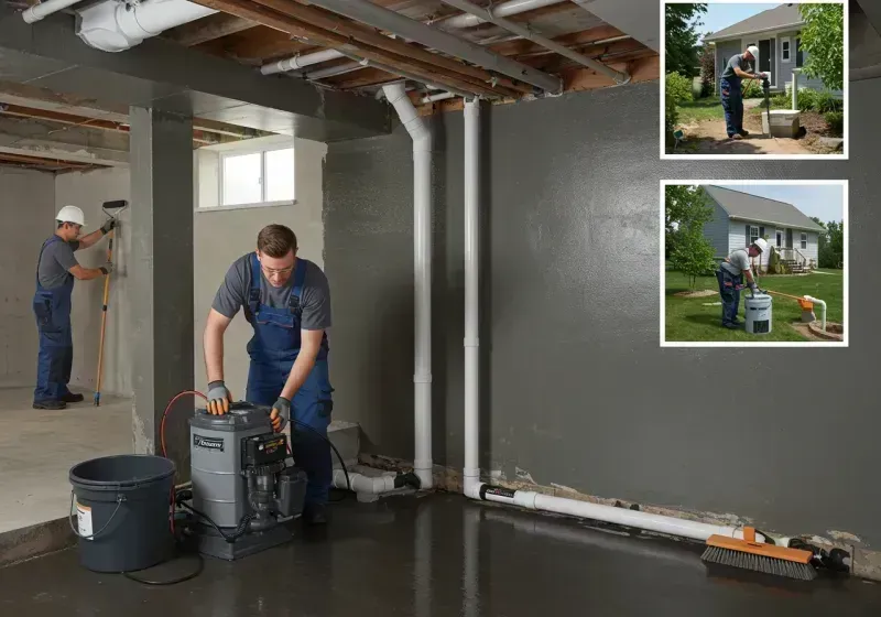 Basement Waterproofing and Flood Prevention process in Milford, NE